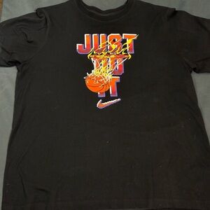 Nike Black T-Shirt with Graphic Design